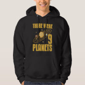 There Were 9 Planets Retro  Pluto Never Forget Pre Hoodie (Vorderseite)