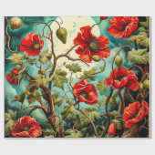 TheRedPoppy Geschenkpapier (Flach)