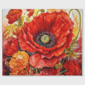 TheRedPoppy Geschenkpapier (Flach)