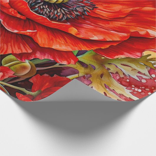 TheRedPoppy Geschenkpapier (Ecke)