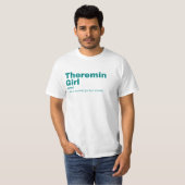 Theremin Girl - Theremin T-Shirt (Vorne ganz)