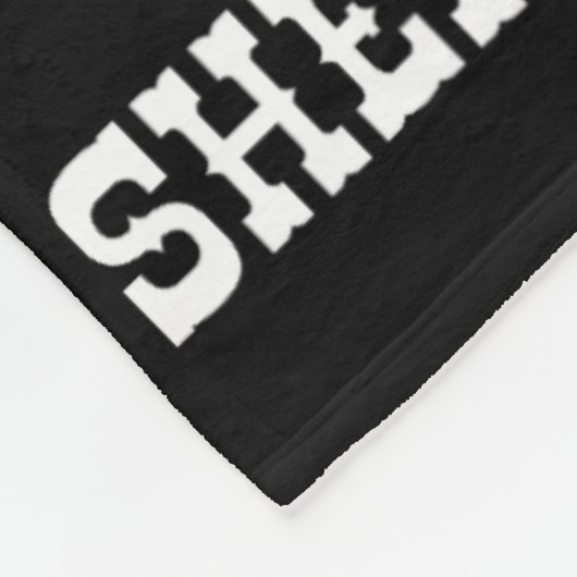 There's A New Sheriff In Town Cowboy Dog Western F Fleecedecke (Ecke)