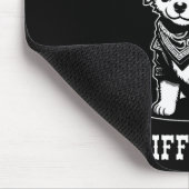 There's A New Sheriff In Town Cowboy Dog Western F Mousepad (Ecke)