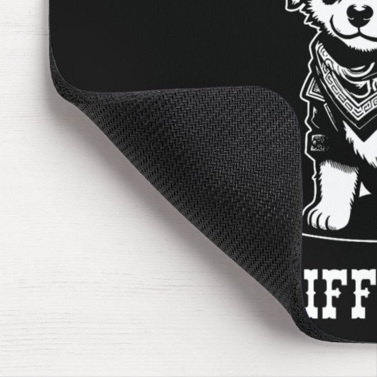 There's A New Sheriff In Town Cowboy Dog Western F Mousepad (Ecke)