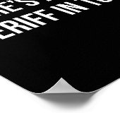 There's A New Sheriff In Town -  Poster (Ecke)