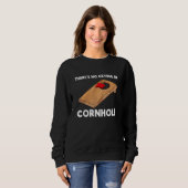 There's No Crying In Cornhole Team Bean Bag Corn Sweatshirt (Vorne ganz)