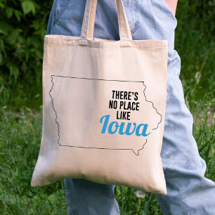 There's No Place Like Iowa, Tote Bag, Mom Gift Tragetasche