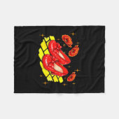 There's No Place Like Las Vegas Fleecedecke (Vorderseite (Horizontal))