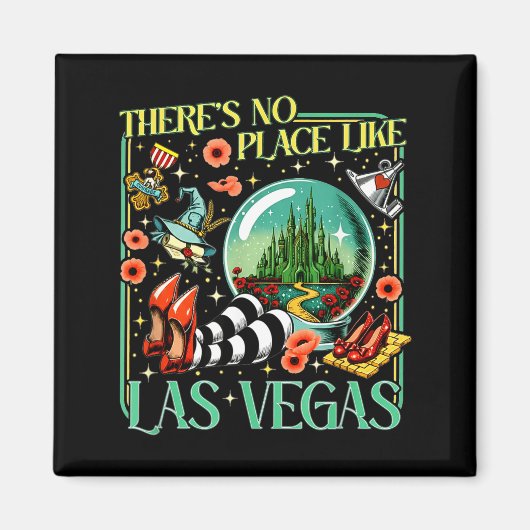 There's No Place Like Las Vegas Magnet (Vorne)