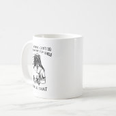 There's Nothing I Can't Do Except Reach The Top Sh Kaffeetasse (Vorderseite Links)