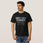 "There's Power In Progress" Mens Graphic Tee (Vorne ganz)