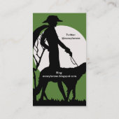 Theresa im Grün - Visitenkarten Visitenkarte (Rückseite)