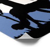 Theresa in Blue Poster (Ecke)