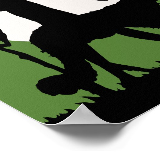 Theresa in Green Poster (Ecke)