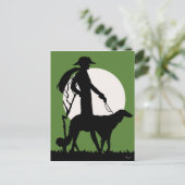 Theresa in Green - Postkarten (Stehend Vorderseite)