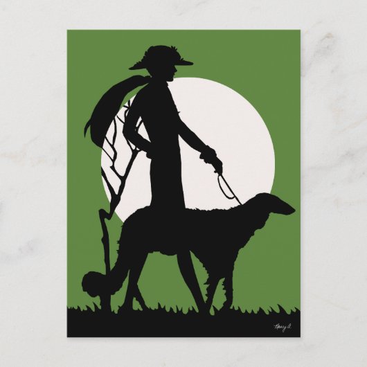Theresa in Green - Postkarten (Vorderseite)