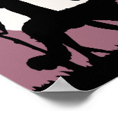 Theresa in Rose Poster (Ecke)