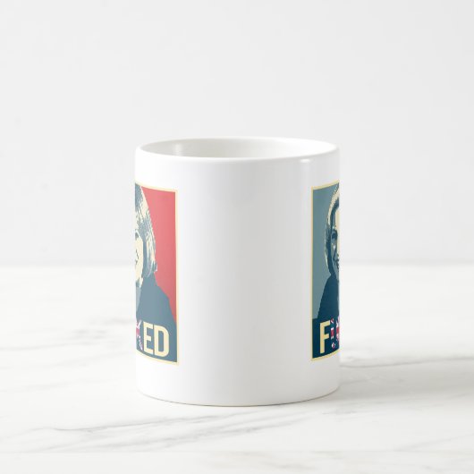 Theresa kann Fuked Plakat -- Kaffeetasse (Mittel)