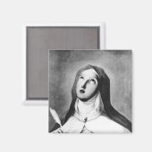 Theresa von Avila Magnet (Vorderseite/Rückseite)