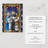 Therese Maria Baptisse Platzkarte (Vorne/Hinten)