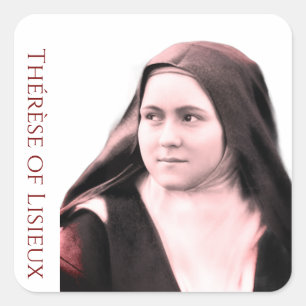 Thérèse von Lisieux (ca. 1890er Jahre) Quadratischer Aufkleber