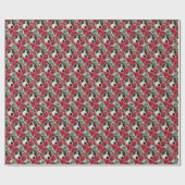 Thérèse von Lisieux Rote Rosen Geschenkpapier (Flach)