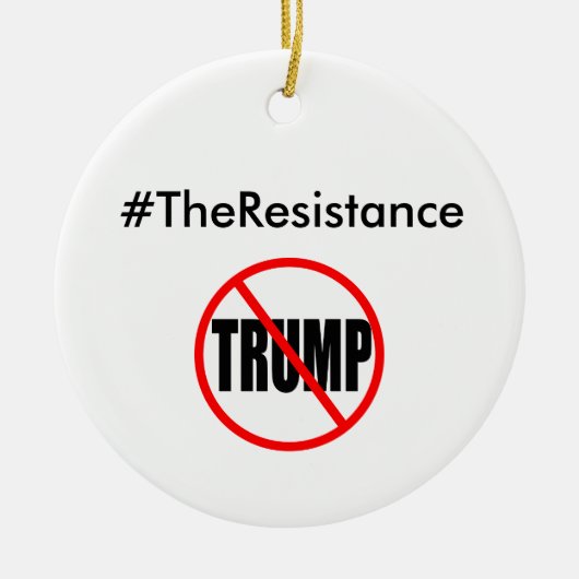 #TheResistance Keramik Ornament (Vorne)