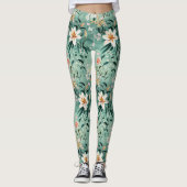 Theriak und Tigerlilien Leggings (Vorderseite)
