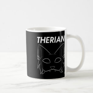 Therian Furry Animal Mask Wolf Cat Dog Kaffeetasse