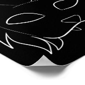 Therian Furry Animal Mask Wolf Cat Dog Poster (Ecke)