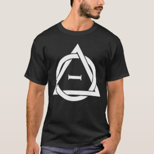 Therian Quadrobics Sport Schild Weißer Freund T-Shirt