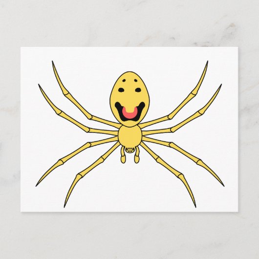 Theridion grallator AKA Happy Face Spider Postkarte (Vorderseite)
