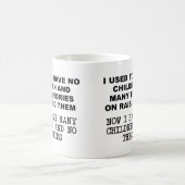 Theries on Raising Children Funny Mug Kaffeetasse (Mittel)