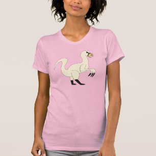 Therizinosaurus Dino Erwachsener Pink Prähistorisc T-Shirt