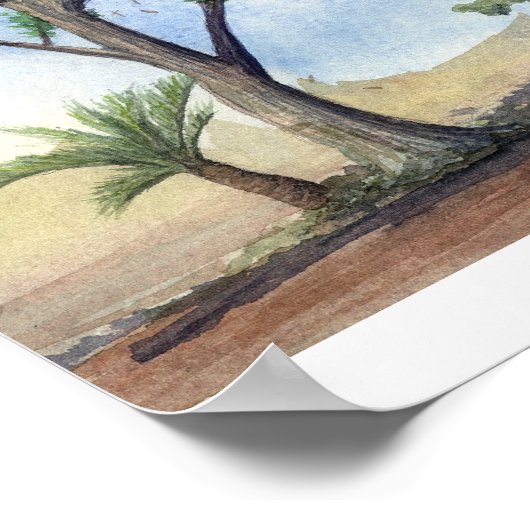 Therizinosaurus Print Poster (Ecke)