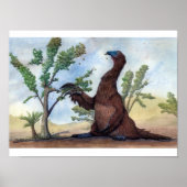 Therizinosaurus Print Poster (Vorne)