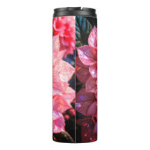 Thermal Bottle with Pink Flowers Thermosbecher (Rückseite)