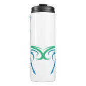 Thermal Travel Beg mit einem lebendigen Tänzer Thermosbecher (Vorderseite)