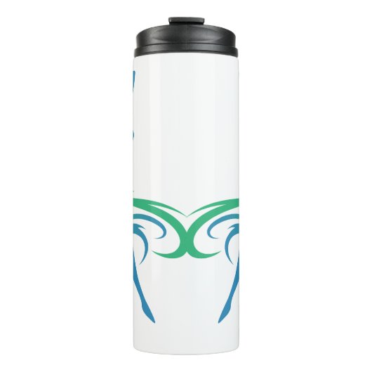 Thermal Travel Beg mit einem lebendigen Tänzer Thermosbecher (Vorderseite)