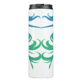 Thermal Travel Beg mit einem lebendigen Tänzer Thermosbecher (Rückseite)