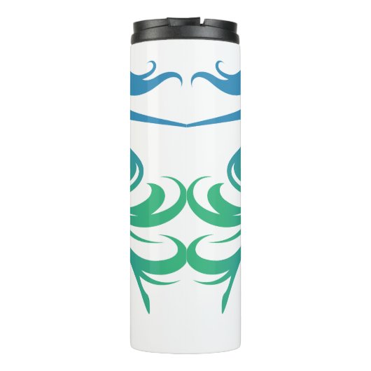 Thermal Travel Beg mit einem lebendigen Tänzer Thermosbecher (Rückseite)