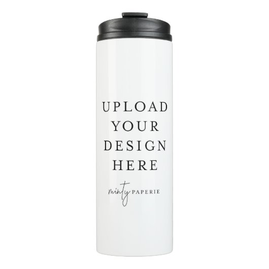 Thermal Tumbler 12 oz. Heiß oder kalt trinken Thermosbecher (Vorderseite)