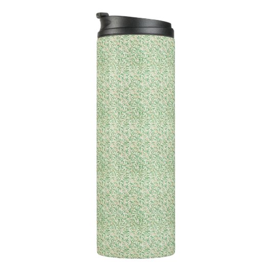 Thermal Tumbler Art Nouveau Willow Bough Pattern Thermosbecher (Nach rechts gedreht)
