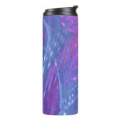 Thermal Tumbler Blue Magenta Asymmetrisches Frakta Thermosbecher (Nach links gedreht)