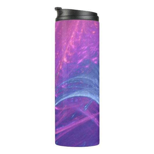 Thermal Tumbler Blue Magenta Asymmetrisches Frakta Thermosbecher (Nach rechts gedreht)