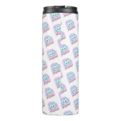 Thermal Tumbler Cat Be Mine Pink Hearts Thermosbecher (Rückseite)