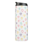 Thermal Tumbler Colorful Hearts Thermosbecher (Nach rechts gedreht)