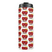 Thermal Tumbler Couple Red Hearts Thermosbecher (Vorderseite)