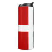Thermal Tumbler (Dänische Flagge) Thermosbecher (Nach links gedreht)