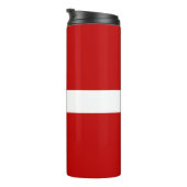 Thermal Tumbler (Dänische Flagge) Thermosbecher (Nach rechts gedreht)